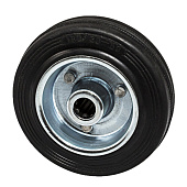 Колесо 100мм сталь с резин. шиной, 1шт Колесо 100мм сталь с резин. шиной, 1шт