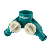 Поливочный распределитель 3/4",RACO ORIGINAL, двухканальный, с внутренней резьбой, 4250-55255C Поливочный распределитель 3/4",RACO ORIGINAL, двухканальный, с внутренней резьбой, 4250-55255C