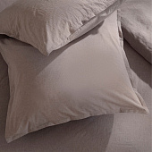  Наволочка SL Home "Деним" 70х70+2 см, цв.серый, 100% жатый хлопок 10245469 