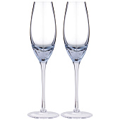 Набор бокалов для шампанского из 2 шт "bubles" blue 200 мл 693-040 Набор бокалов для шампанского из 2 шт "bubles" blue 200 мл 693-040