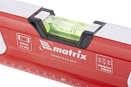 Уровень коробчатый фрезерованный, алюминиевый, магнит, 1000мм Matrix 3 глазка (1 зеркальный)