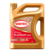 Масло моторное SINTEC PLATINUM 7000 5W30 синт. API SL/CF ACEA A3/B4 4л Масло моторное SINTEC PLATINUM 7000 5W30 синт. API SL/CF ACEA A3/B4 4л