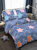 Комплект постельного белья 2 спальный Amore Mio BZ QR Starlight, эко коттон