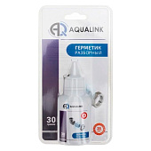 Анаэробный клей-герметик AQUALINK разборный 30г синий (блистер)