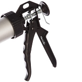  Пистолет для герметика, 750мл, закрытый, Sparta, круглый шток 8мм, алюминиевый корпус 