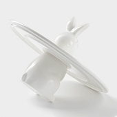 Блюдо для пирожных «Кролл», 26х27,5 см, керамика, белый 4320734 Блюдо для пирожных «Кролл», 26х27,5 см, керамика, белый 4320734