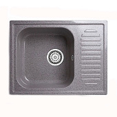 Мойка кварцевая прямоугольная глянцевая 640х490мм серая AG5C3 Agata Мойка кварцевая прямоугольная глянцевая 640х490мм серая AG5C3 Agata