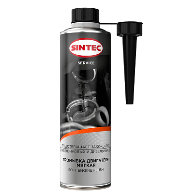  Промывка двигателя SINTEC 335мл мягкая Soft Engine Flush 100495 