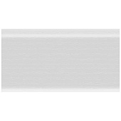  Плинтус Деконика (под проводку) Белый 55мм 2.2м 