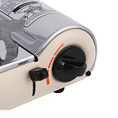 Плитка газовая ЕРМАК из нерж.стали, малая, с переходником, 25х20,5х10см, 1,8кВт 116-048 Плитка газовая ЕРМАК из нерж.стали, малая, с переходником, 25х20,5х10см, 1,8кВт 116-048