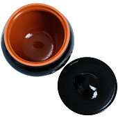 Горшочек под жаркое с крышкой "Вятский" 0,7л, черный 7621700 Горшочек под жаркое с крышкой "Вятский" 0,7л, черный 7621700