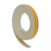 Уплотнитель E-профиль 9 мм белый 6м Уплотнитель E-профиль 9 мм белый 6м