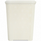 Корзина для белья RATTAN слоновая кость 55л HL081106IV Корзина для белья RATTAN слоновая кость 55л HL081106IV