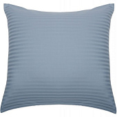 Наволочка 70х70 HoReCa страйп-сатин, синий туман Наволочка 70х70 HoReCa страйп-сатин, синий туман