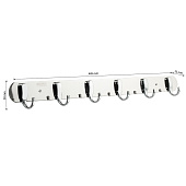 Крючки на планке 6шт TY21-6 Крючки на планке 6шт TY21-6
