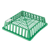  Корзина посадочная квадратная пласт. 29 х 29 х 7см,/Россия, 65080 