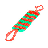  Мочалка для тела Медведь полосатый средней жесткости 12х42см 