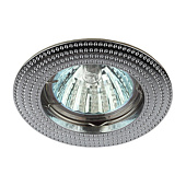 Светильник ЭРА KL55 CH литой  MR16,12V/220V, 50W хром