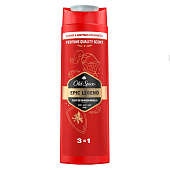  Гель для душа + шампунь OLD SPICE Epic Legend 400мл 