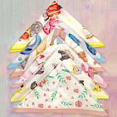 Носовой платок детский SB-325, 28х28 см, микс Носовой платок детский SB-325, 28х28 см, микс