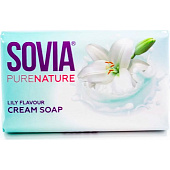  Мыло туалетное SOVIA Lily flavour 90г 