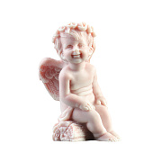 Сувенир Ангелочки на бревнышке, 6 см, 4321315 