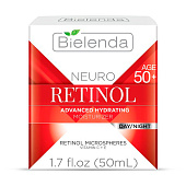  Крем подтягивающий против морщин Bielenda Neuro Retinol 50+, 50мл 