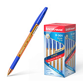 Ручка шариковая ErichKrause R-301 Amber Stick синяя 0,7мм (50/400) /EK31058/