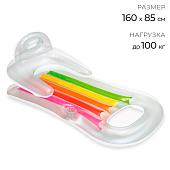 Матрас-кресло для плавания «Королевский», 160 х 85 см, цвет МИКС, 58802NP INTEX Матрас-кресло для плавания «Королевский», 160 х 85 см, цвет МИКС, 58802NP INTEX