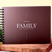 Фотоальбом "Family", brown (24,5 х 19 см) Фотоальбом "Family", brown (24,5 х 19 см)