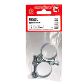 Хомут шарнирный 32- 35мм (белый цинк 2 шт) Хомут шарнирный 32- 35мм (белый цинк 2 шт)