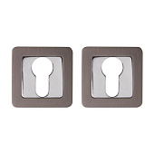 Накладка под цилиндр ET QR GR/CP-23 графит/хром Накладка под цилиндр ET QR GR/CP-23 графит/хром