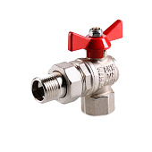 Кран шар баб угловой 1/2" ВН со сгоном Кран шар баб угловой 1/2" ВН со сгоном