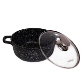 Кастрюля Kamille 2,3 л "чёрный мрамор" 4404 Кастрюля Kamille 2,3 л "чёрный мрамор" 4404