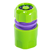  Соединитель пластм. быстросъемный для шланга 1/2", аквастоп PALISAD , 66140 