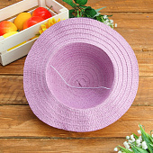 Шляпка детская "Шарики", р-р 50-52 см, цвет фиолетовый Шляпка детская "Шарики", р-р 50-52 см, цвет фиолетовый