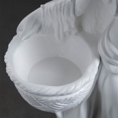 Фигура с кашпо "Гречанка большая", белый, 0,9 л/88 см 4253599 Фигура с кашпо "Гречанка большая", белый, 0,9 л/88 см 4253599