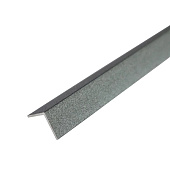  Алюминиевый уголок Черный муар 15х15х1мм 1м 