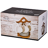 Чайный набор lefard "native" 180 мл. на подставке 23х16 см. 587-109 Чайный набор lefard "native" 180 мл. на подставке 23х16 см. 587-109