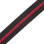 Ремень полипр. 40мм (черный/красный 5 м) Ремень полипр. 40мм (черный/красный 5 м)