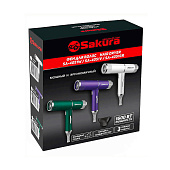  Фен электрический, SA-4051W, 1600Вт, белый 