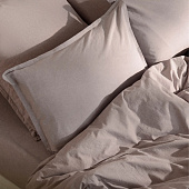  Наволочка SL Home "Деним" 70х70+2 см, цв.серый, 100% жатый хлопок 10245469 