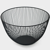 Фруктовница Доляна, цвет чёрный 4438992 Фруктовница Доляна, цвет чёрный 4438992