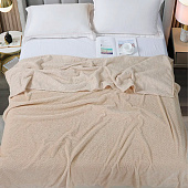 Плед CL HOME "COLETTA" велсофт двуспальный 180х200 в атласной ленте , 180/003-COL/LA Плед CL HOME "COLETTA" велсофт двуспальный 180х200 в атласной ленте , 180/003-COL/LA
