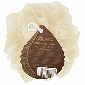 Мочалка-бант Банные штучки Гигант для душа, d-15 см, 80 г, soft, (жемчужный/пудровый) Мочалка-бант Банные штучки Гигант для душа, d-15 см, 80 г, soft, (жемчужный/пудровый)