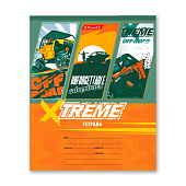 Тетрадь 12л клетка Экстрим, выборочный лак (20/100) /12ТСКд5_4_3_1/ Тетрадь 12л клетка Экстрим, выборочный лак (20/100) /12ТСКд5_4_3_1/