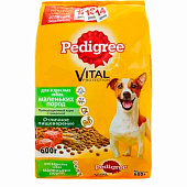  Сухой корм Pedigree для собак мелких пород, говядина, 600 г 