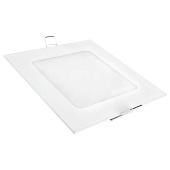 Светильник точечный встраиваемый LED PPL-S 12Вт 6500К квадрат ультратонк (170х20/монтажн d155) /Jazzway