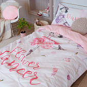  Комплект постельного белья Этель 1.5 сп Flower dancer бязь 4702784 