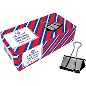 Зажим для бумаг черный 12шт. 32мм Attomex (12/144/1440) /4131303/ Зажим для бумаг черный 12шт. 32мм Attomex (12/144/1440) /4131303/